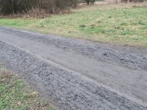 Aktuální stav cyklostezky (listopad 2016)