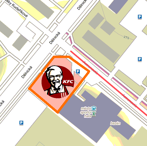 lokalita pro KFC